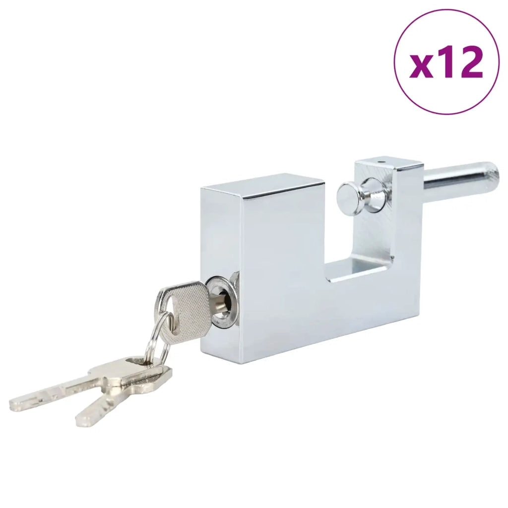Lucchetto 12 pz Argento Acciaio CFW6274872