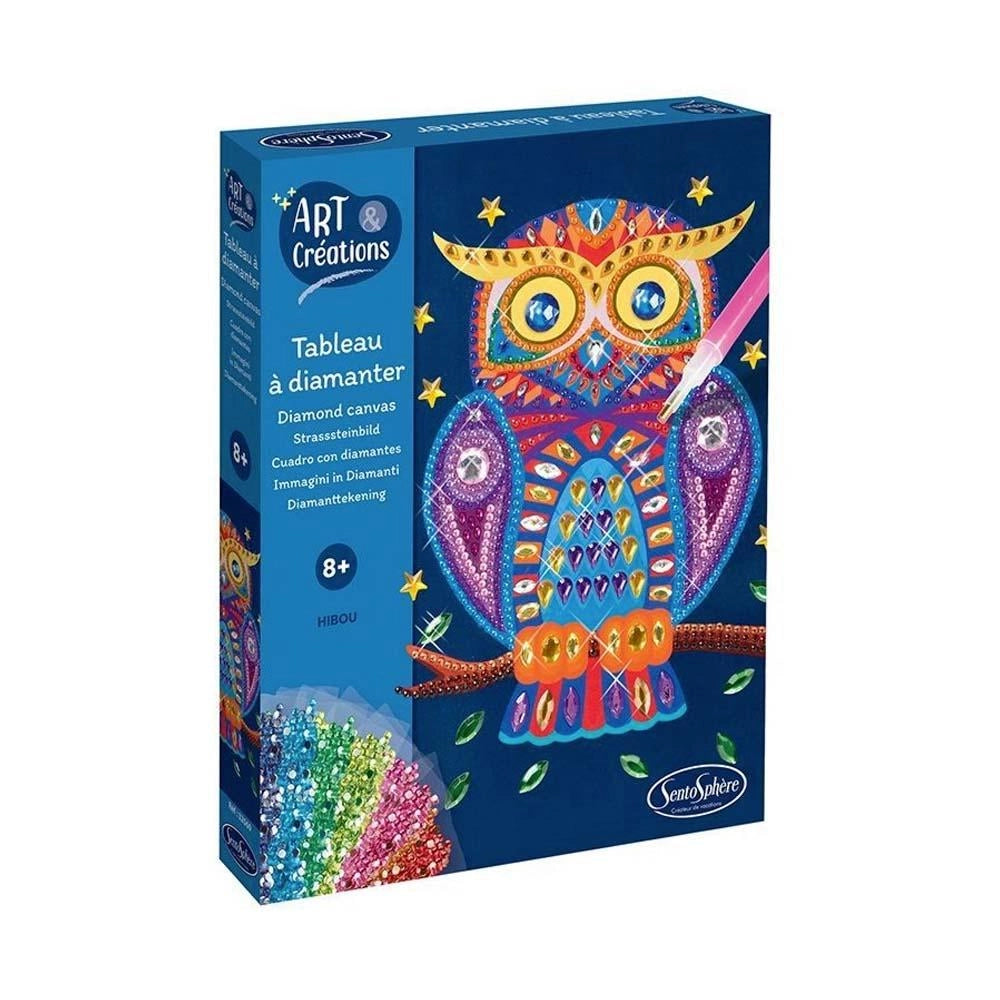 Sentosphere - Art & Creations - Tableau a Diamanter - Hibou