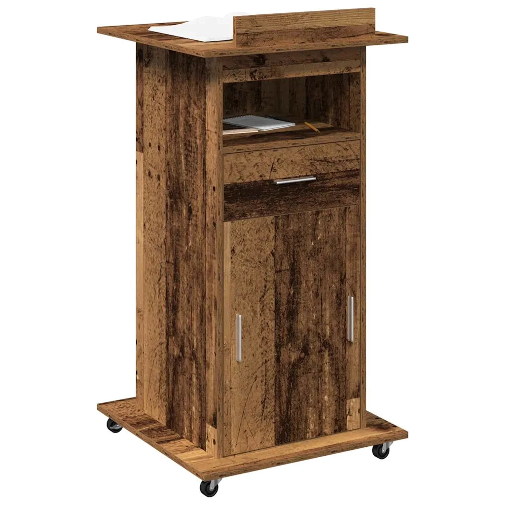 Podio Legno vecchio 55 x 55 x 107 cm Legno multistrato 862297