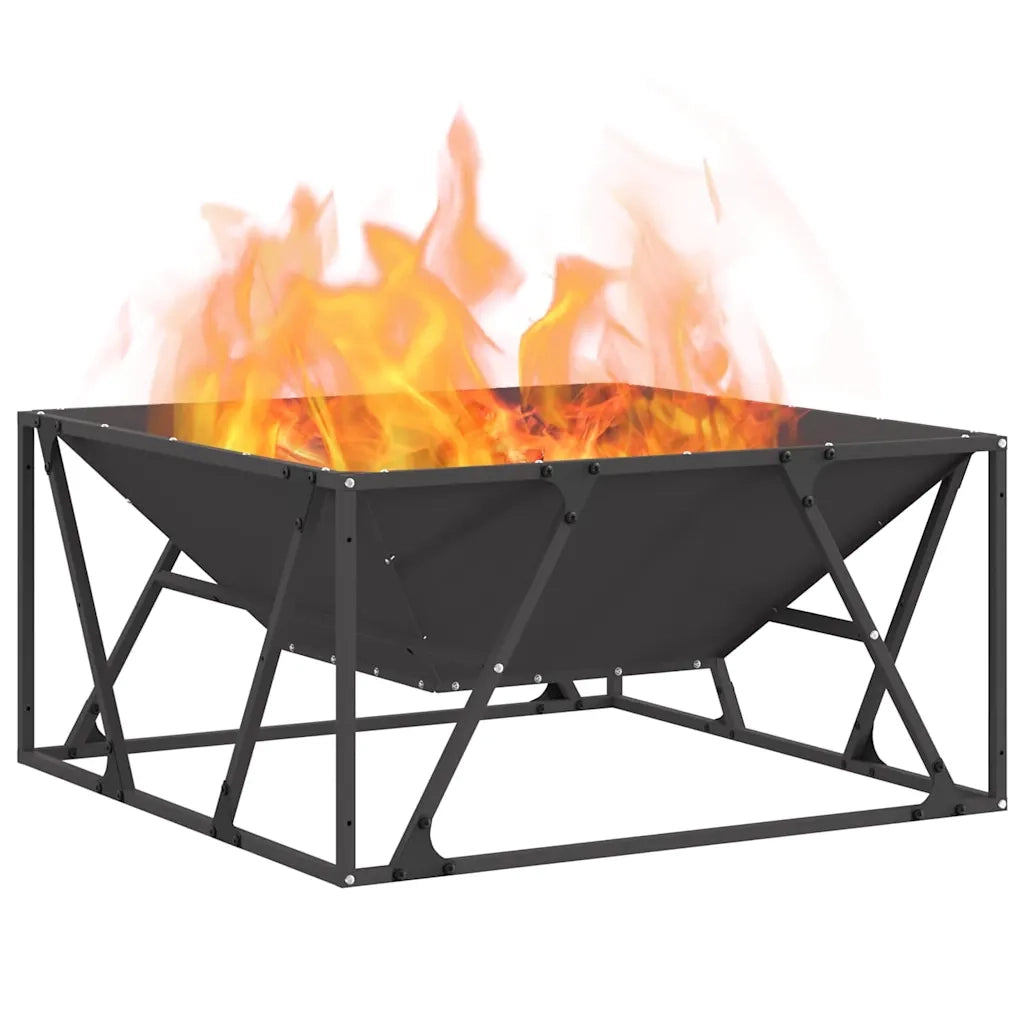 Focolare Nero 80 x 80 x 40 cm Acciaio 858994