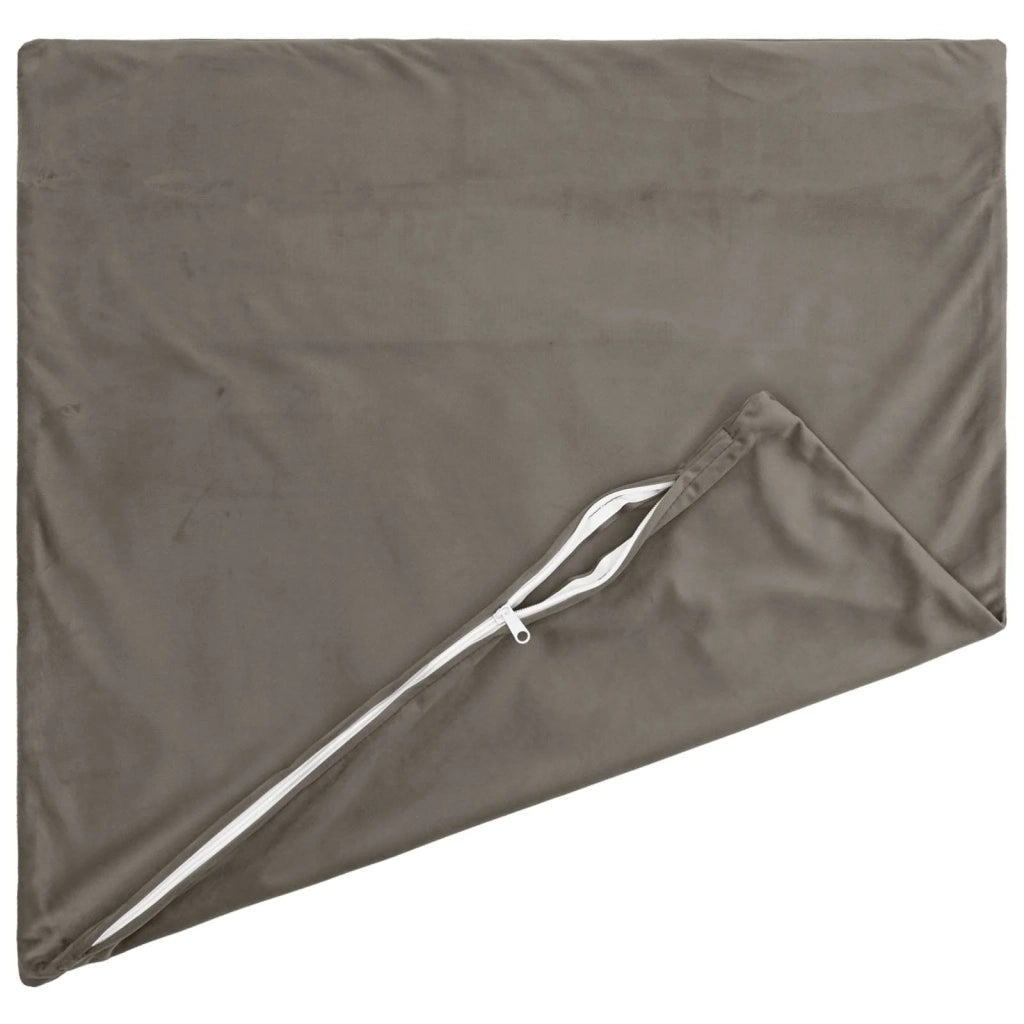 Federa 6 pcs HEERLEN Grigio Chiaro 40 x 40 cm Velluto 908357