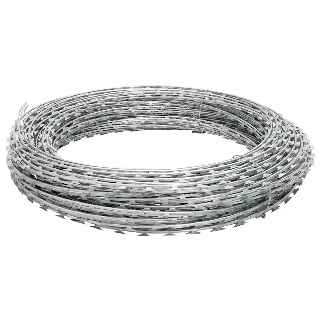 Filo Spinato Concertina Elicoidale in Acciaio Zincato 60 m CFW2061856