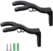 Hanger Motorhelm Multifunzionale Antiscivolo - 2 Pezzi - Robusto ABS - Nero - Hanger per Helm