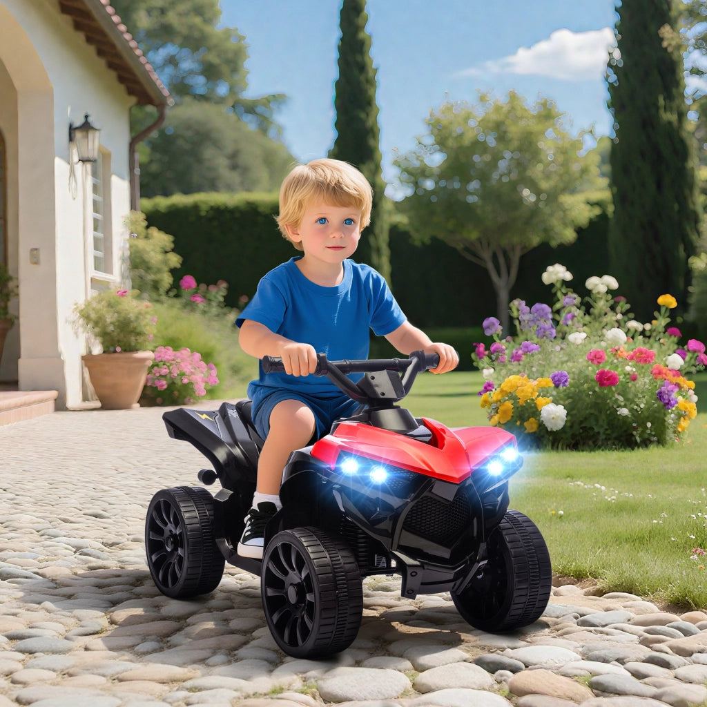 Quad Elettrico per Bambini ¨C Minimal ¨C 70x42x45 cm Rosso