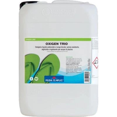 OSSIGENO ATTIVO TRIO X PISCINA LIQUIDO KG 10 Piscina Semplice