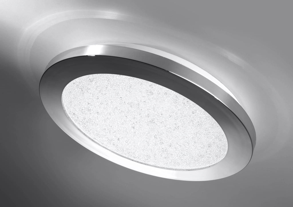 Plafoniera Candellux Pixel LED 12W dimmer 3000K 22cm cromo