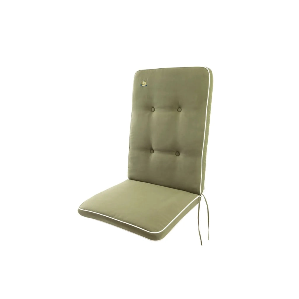 Cuscino per poltrona alta verde primavera cm 114x48