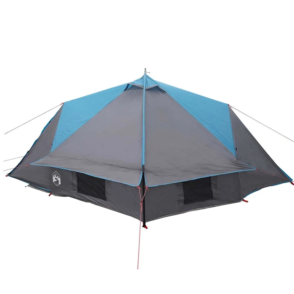 Tenda Teepee per 4 persone Blu e Grigio 388 x 320 x 169 cm