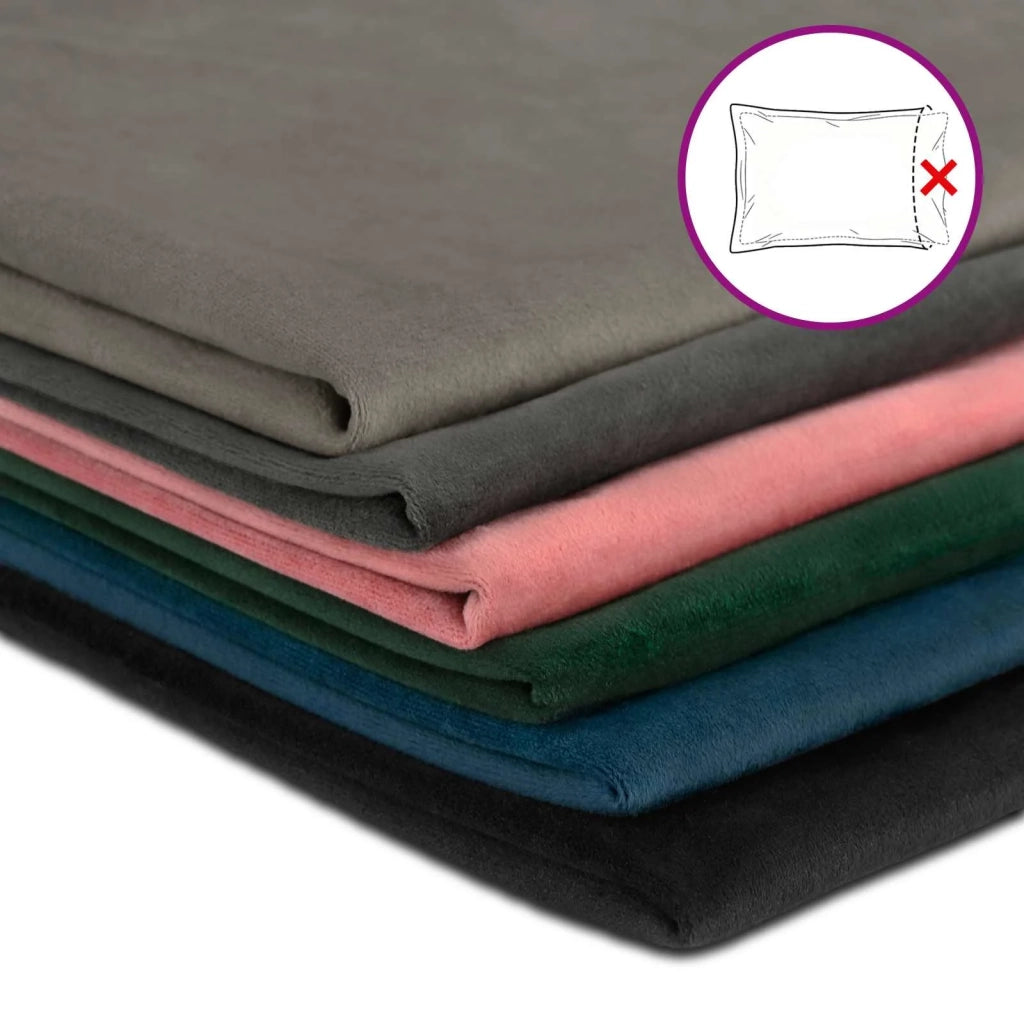 Federa 2 pcs HOUTEN Blu 80 x 80 cm Velluto 921579