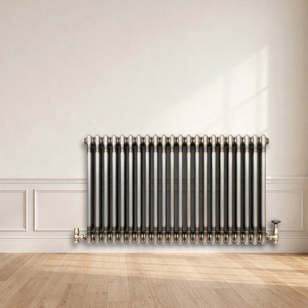 Radiatore 3 Colonne Orizzontale Metallo Grezzo 600 x 1010 mm TRV