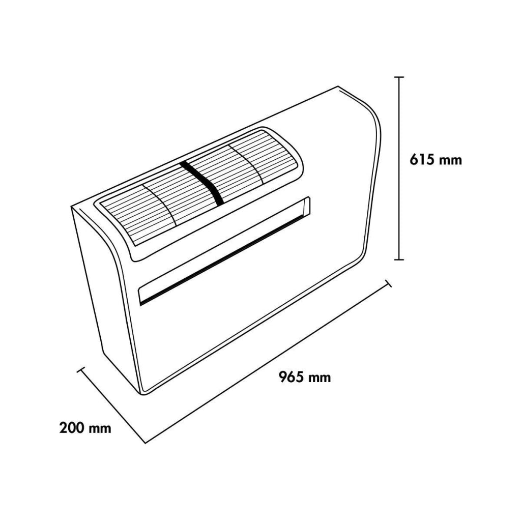 Argoclima Apollo 12HP condizionatore portatile 29 dB Bianco