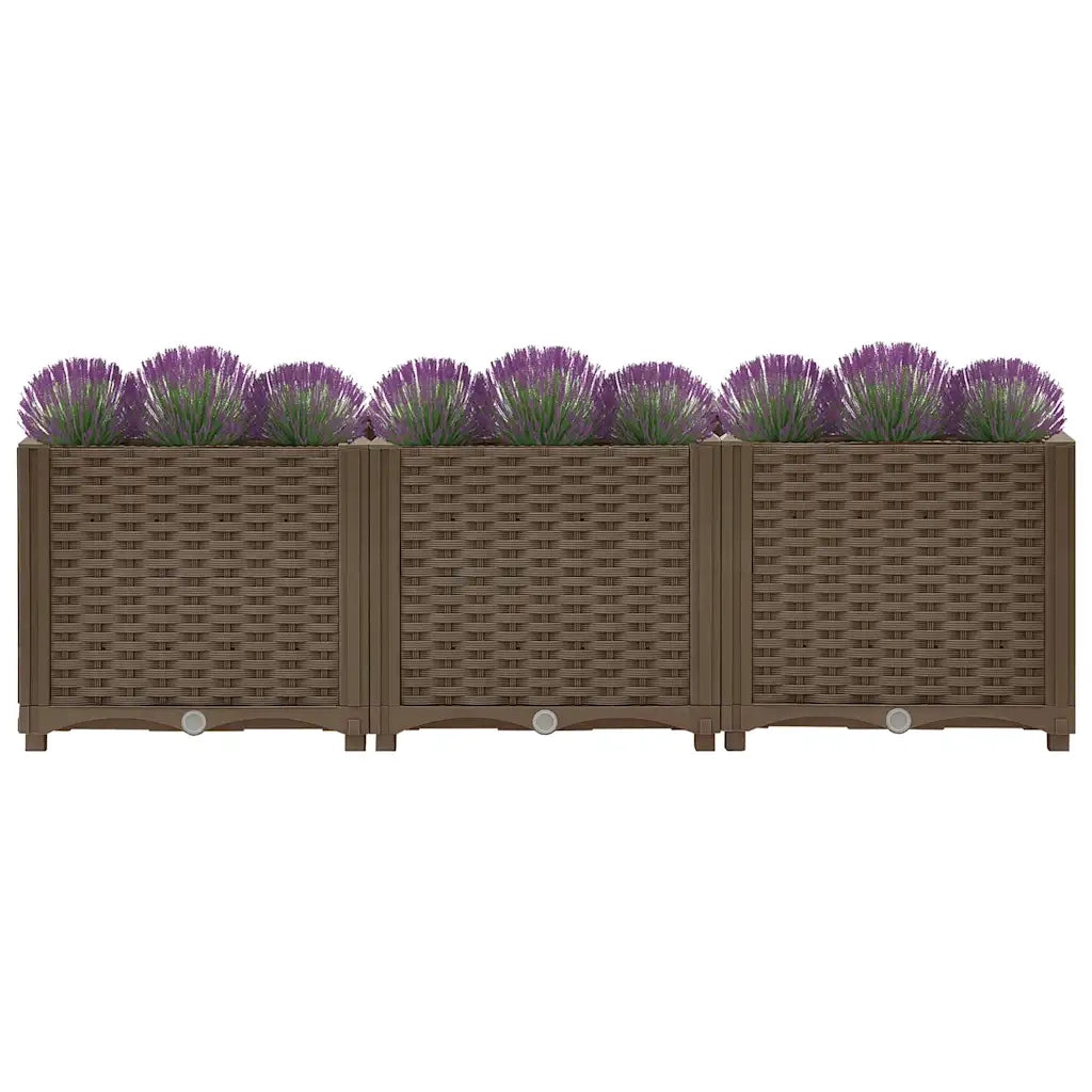 Letto rialzato 120x40x38 cm in polipropilene 316517