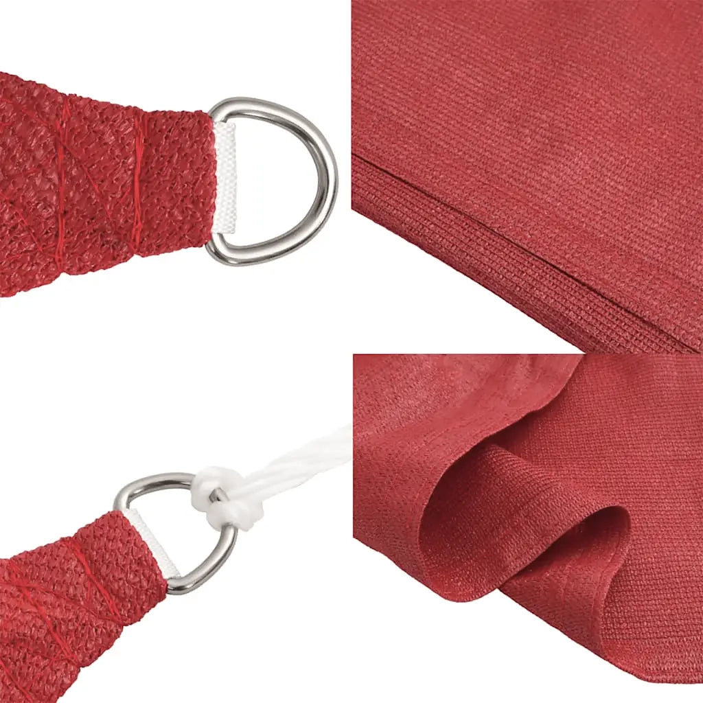 Vela Parasole 160 g/m² Rossa 2,5x4 m in HDPE 311619