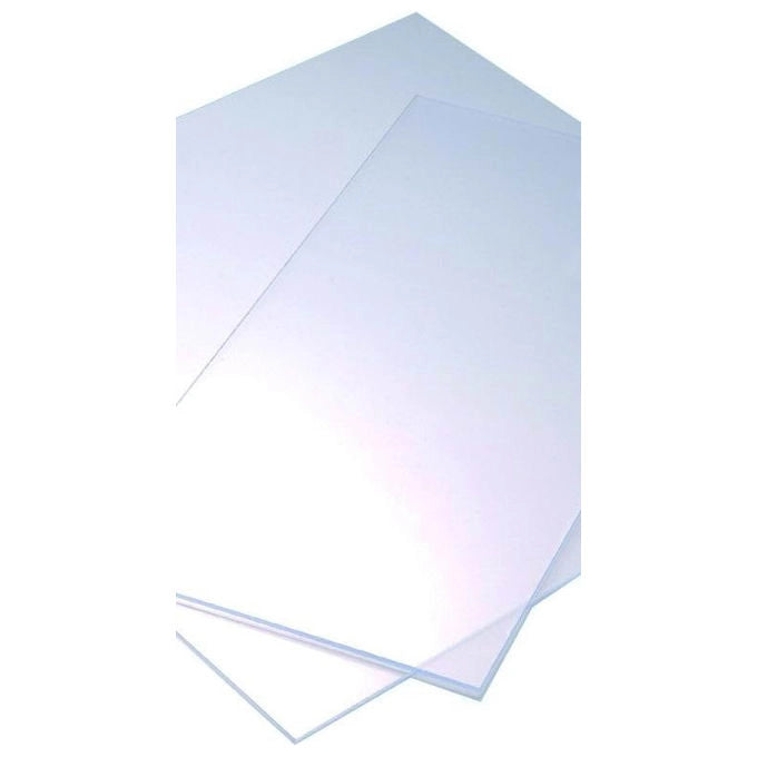 Polimark Vetro Sintetico Liscio Trasparente in Polistirolo 2,5 mm Pretagliato