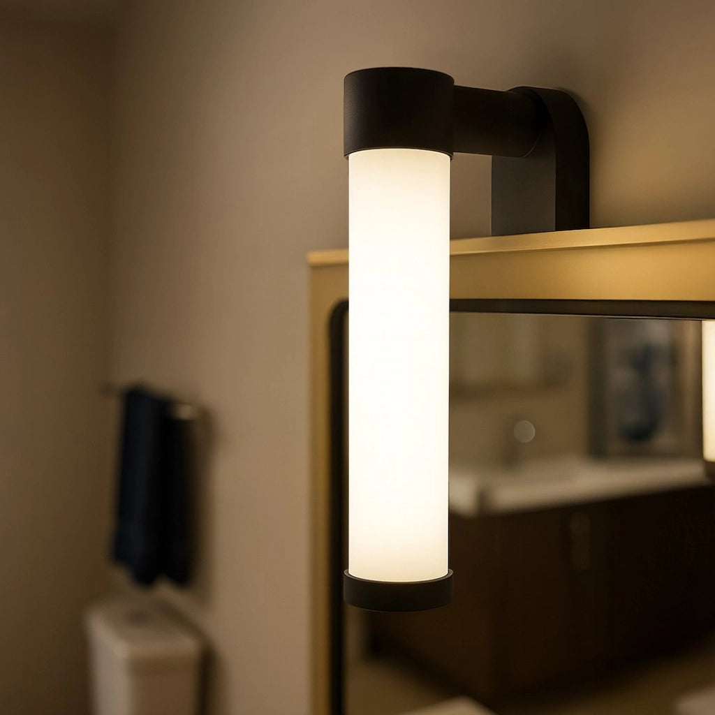 Applique bagno specchio APA nera LED 4W IP44 Milagro