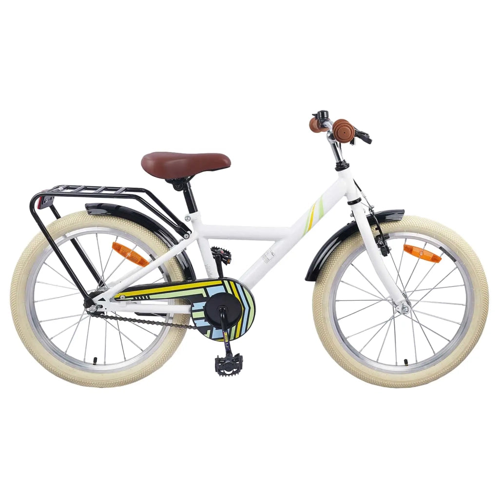 Bicicletta per Bambini 24 Pollici per 8-12 anni Bianco 42009500