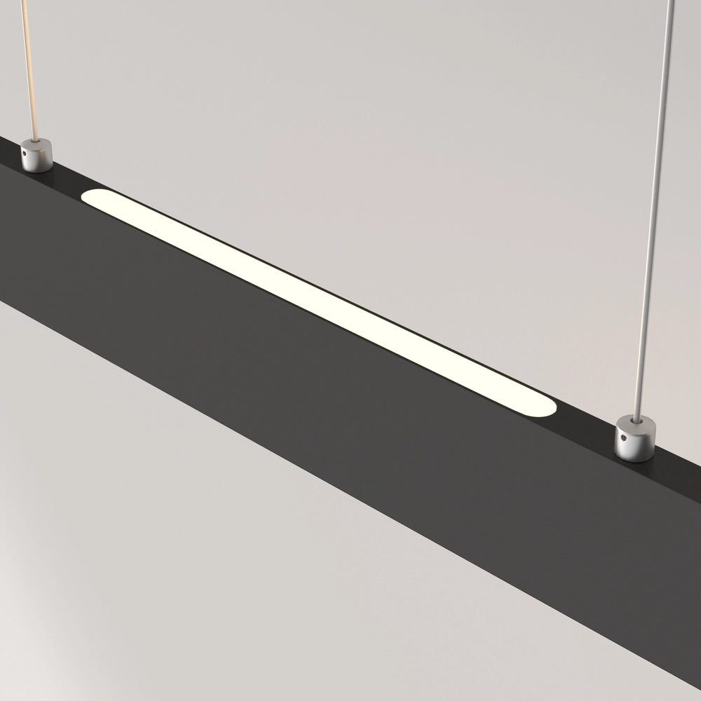 Lampada a sospensione LED Maytoni Step nera 91cm 23W