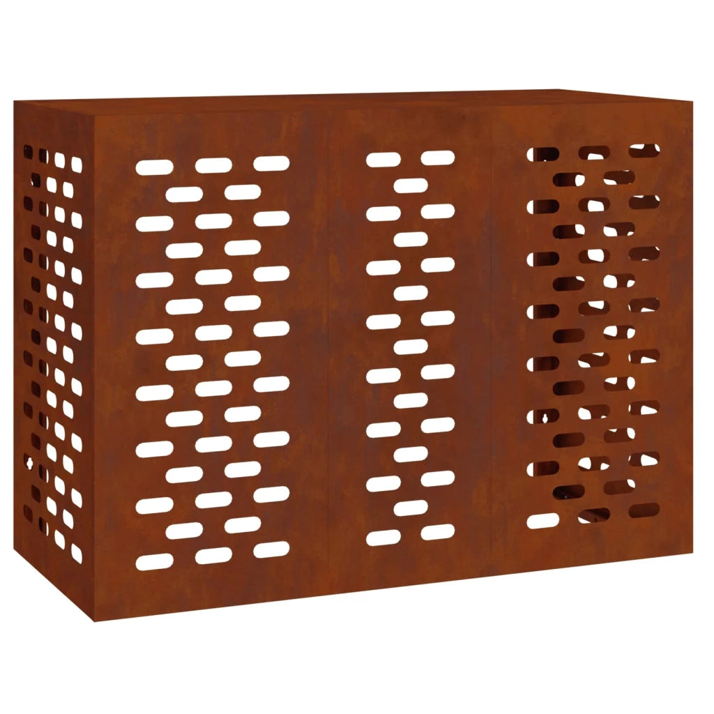 Copertura per condizionatore d'aria Ruggine 110 x 50 x 80 cm 865910