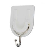 Trade Shop - Set 3 Pezzi Gancio Attaccapanni Adesivo Parete Legno Porte Fashion Hook 59669 -