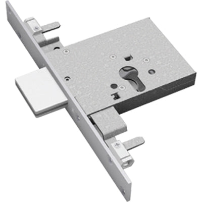 SERRATURA METALLO INFILARE 2053 SECUREMME  B.Q ZINC F.MM 25 F.SAGOM M3 TRIPL H.MM 82 E.MM 60