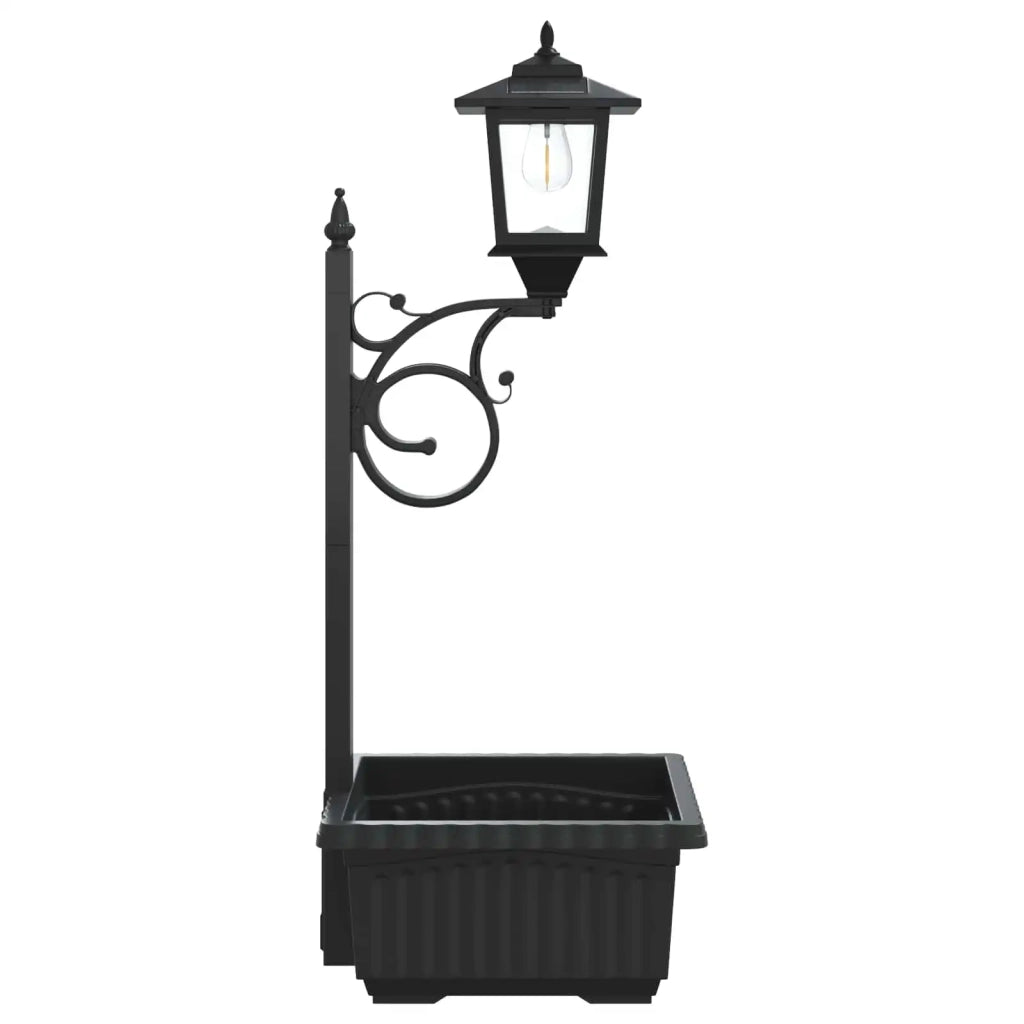 Applique con Vaso with LED Bulb Nero 29 x 28 x 74 cm ABS e PP 42042690