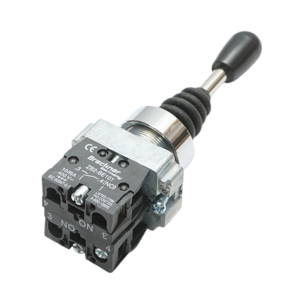 Interruttore joystick a 2 posizioni con blocco 2NO, 400V/10A Breckner Germany
