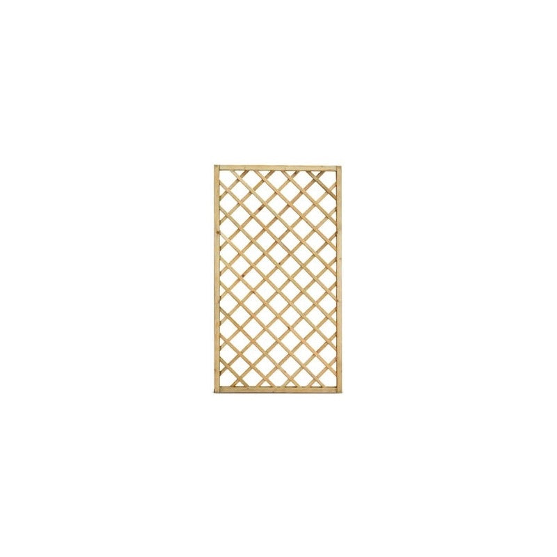 Grigliato Nocciolo legno di conifera 120x180 cm (2,16 m²) impregnato autoclave foro 11x11 - privacy giardino terrazzo outdoor