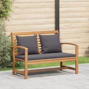 Set Panchina e Tavolo da Giardino con Cuscini 2 Pezzo 42006409