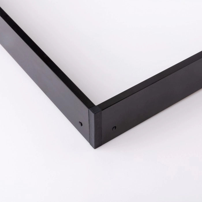 Cornice pannello LED a scatto nera 120x30 Ecolight