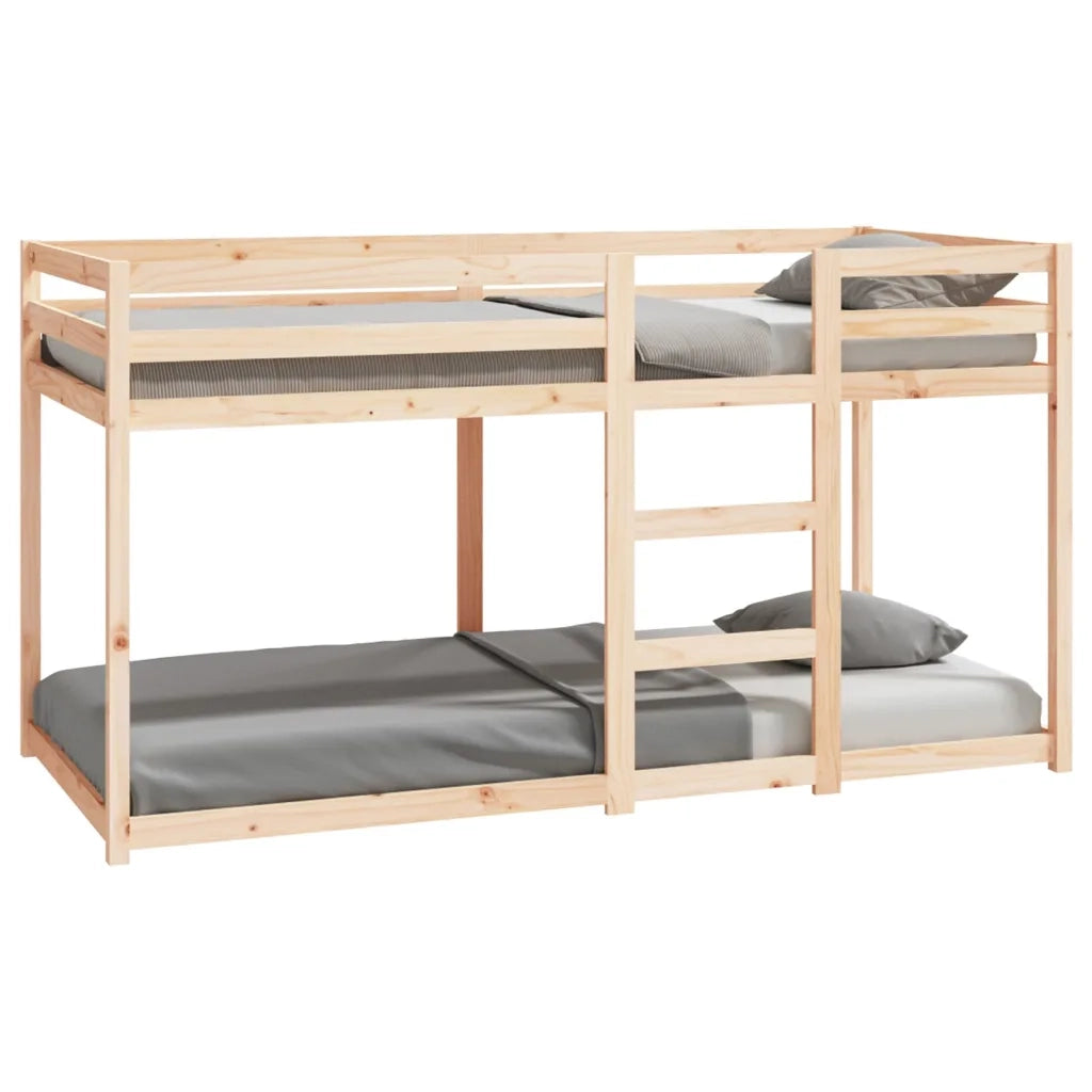 Letto a Castello senza Materasso 90x200cm Massello Pino