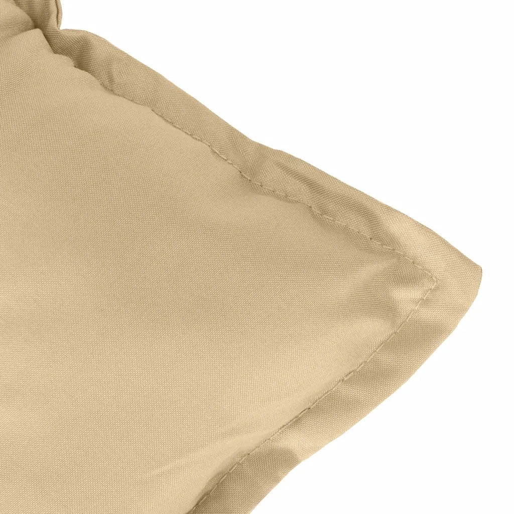 Cuscini Panca Giardino 2 pz-Set di 2 Cuscini per panchina da esterno Beige M¨¦lange 120x50x7 cm in Tessuto