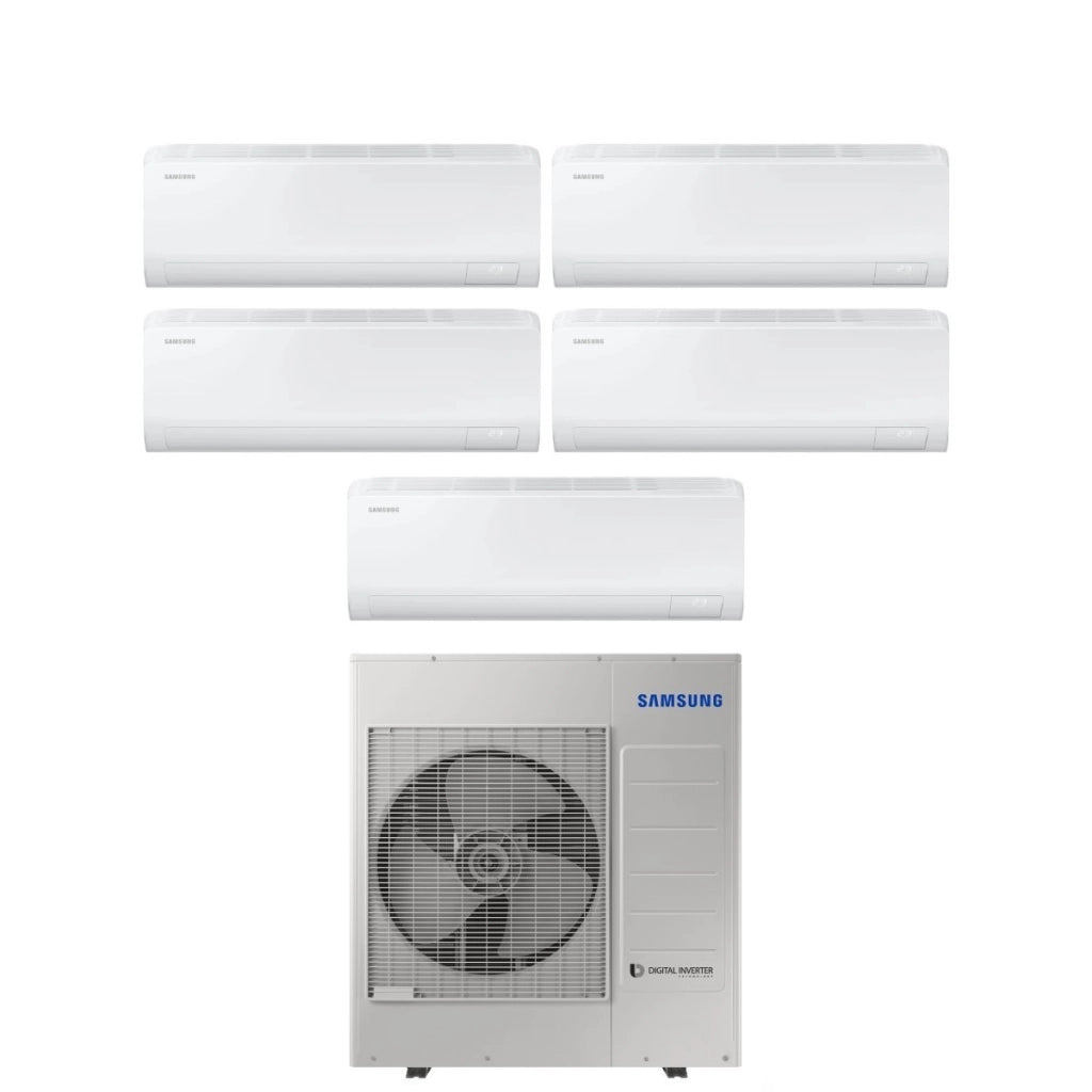Climatizzatore Condizionatore Samsung Penta Split Inverter serie CEBU S2 7+7+7+7+7 con AJ100TXJ5KG R-32 Wi-Fi Integrato 7000+7000+7000+7000+7000