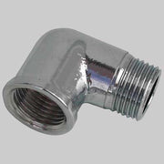 GOMITO MASCHIO/FEMMINA OTTONE CROMATO  1/2 x 1/2     MADE IN ITALY