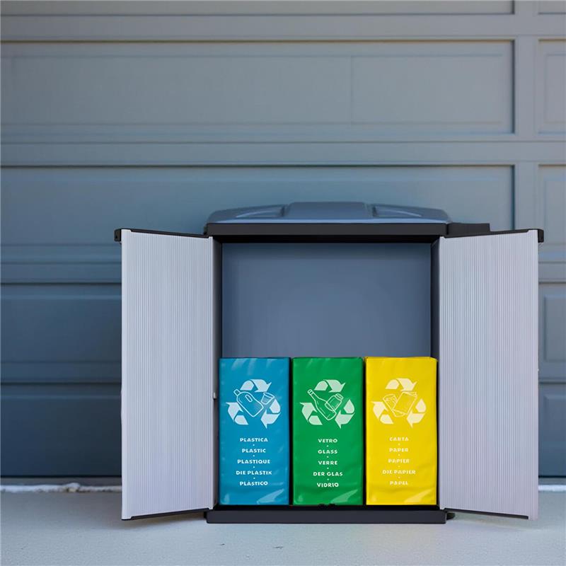 BORSE PER LA RACCOLTA DIFFERENZIATA PER INTERNO ED ESTERNO LAVABILI DIMENSIONI 66,5X35X49,5H CM