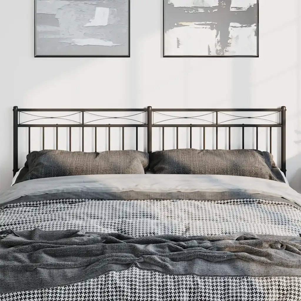 Testiera di Ricambio in Metallo Nero 180 cm 373727