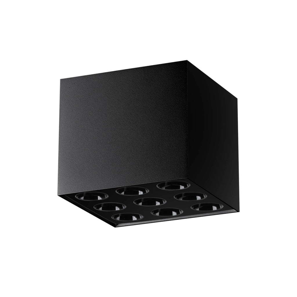 Lampada da soffitto OZZY nero LED