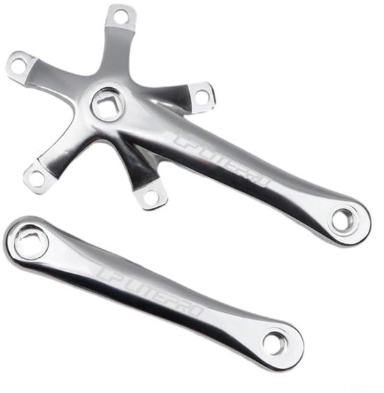Sterzo a Manubrio con Crankstel Leggero 170mm - Cassetta 50-58t - AL6061 in Alluminio CNC Liscio - Compatibile con 9/10/11 velocità - Duraturo - Adatto per Biciclette da Corsa/Ebike - Sterzo per Bicicletta