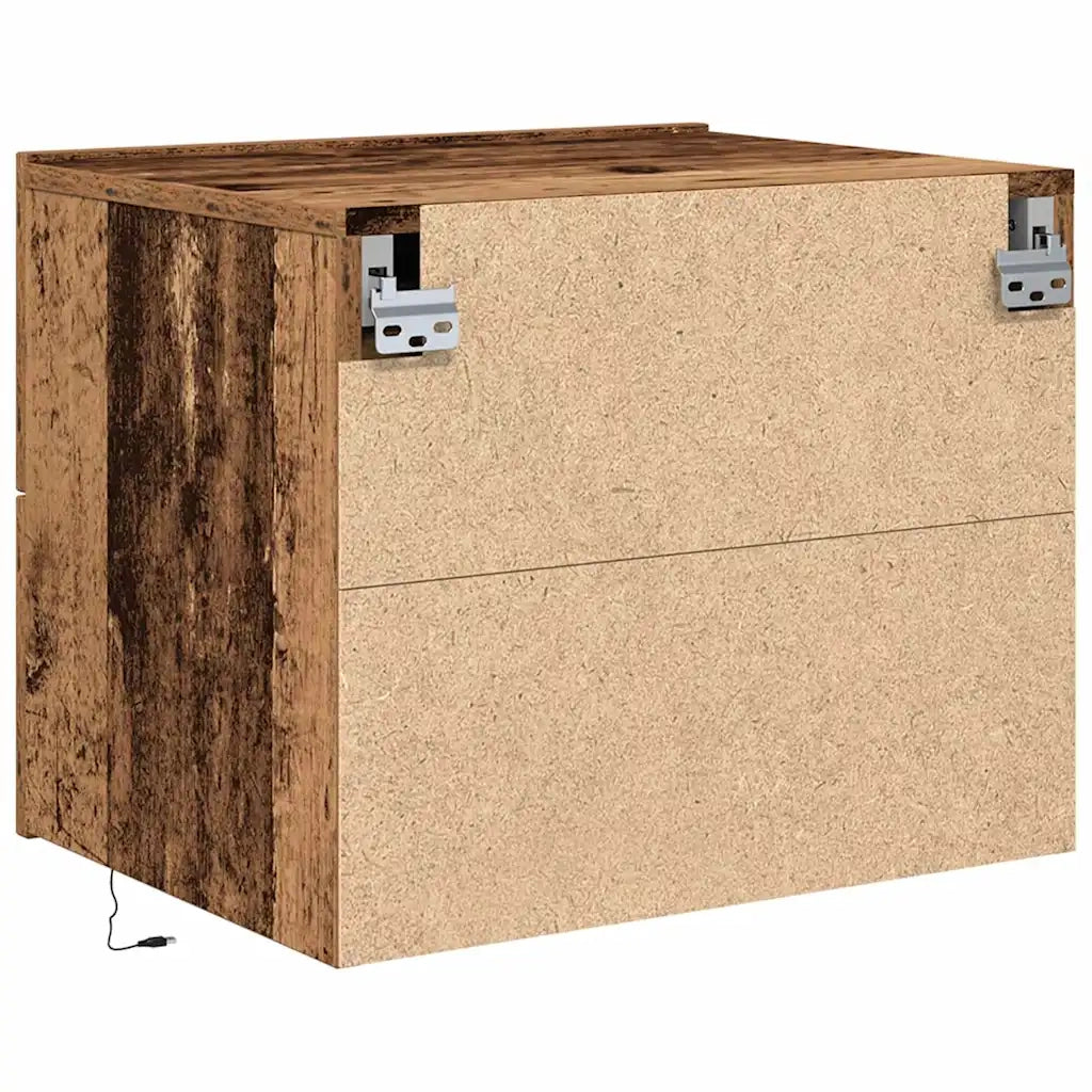 Armadio da Notte 2 pcs Legno vecchio 50 x 39 x 41 cm 863073