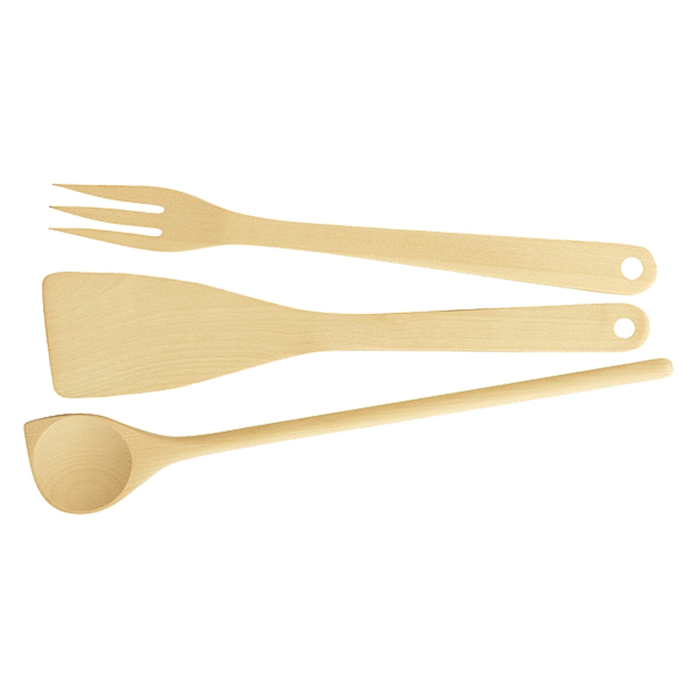 SET CUCCHIAIO, PALA E FORCHETTONE art. 637418 - linea Woody  - TESCOMA