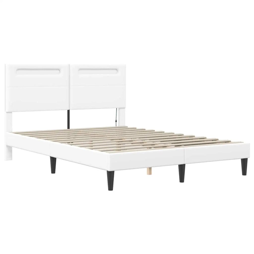 Struttura del letto con strisce LED 2 pcs Similpelle 3414993