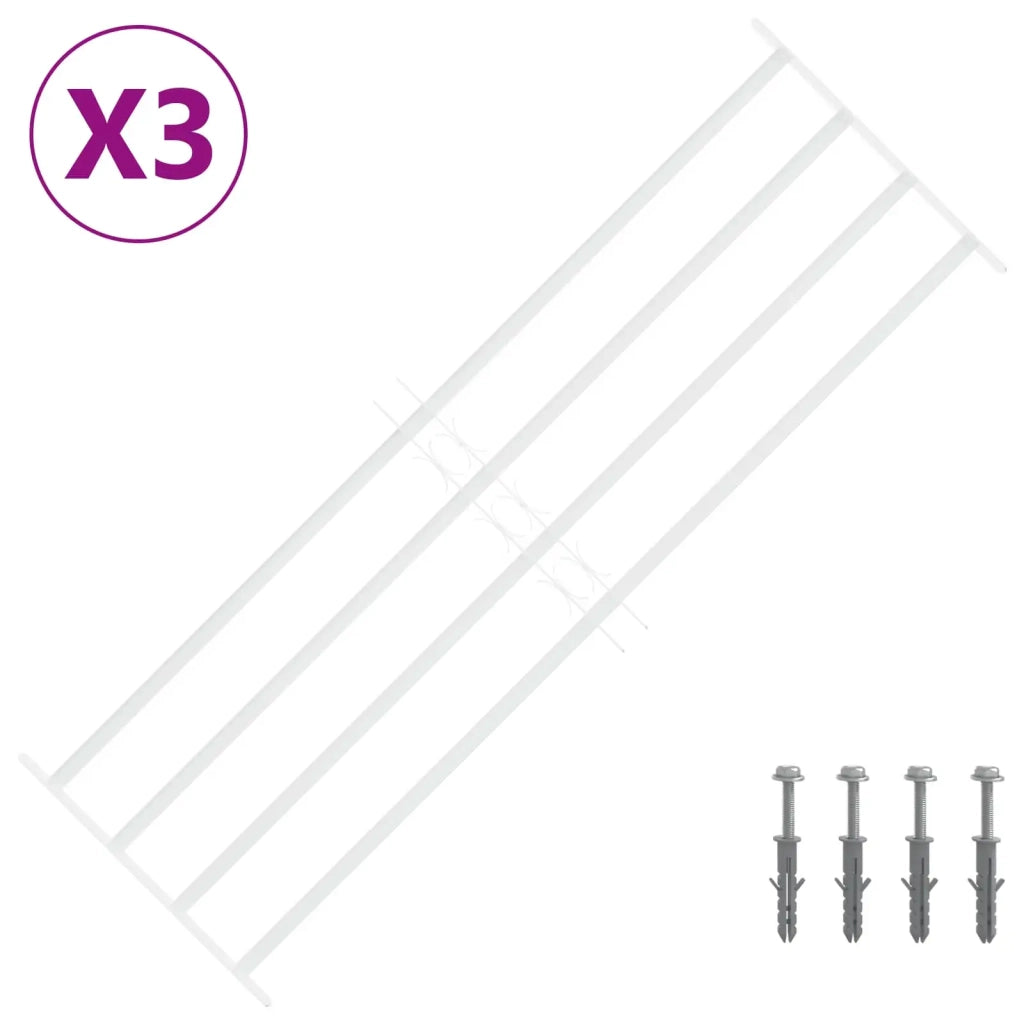 Griglia di sicurezza per finestre con 4 barre trasversali 3 pz CFW8957733