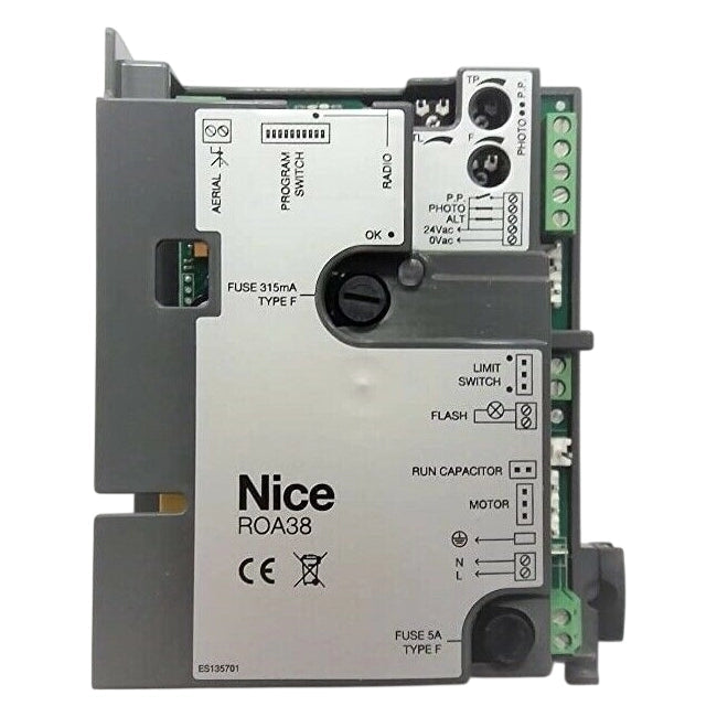NICE ROA38 QUADRO RICAMBIO PER MOTORE ROX600 THOR