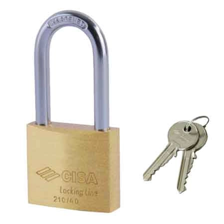 LUCCHETTO AD ARCO LUNGO 'LOCKING LINE' CISA 30 mm - CISA