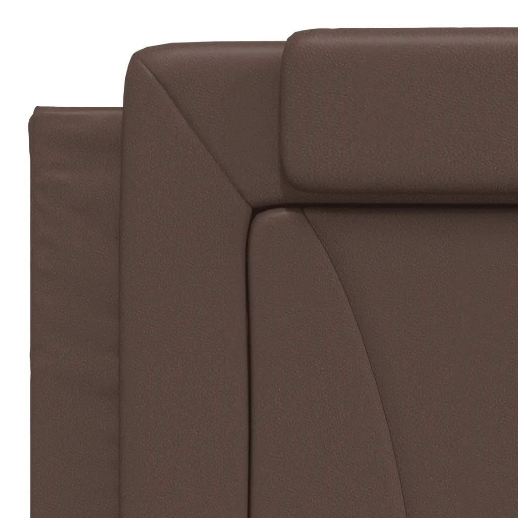Cuscino Testiera Viana Marrone 180 cm in Similpelle 374806