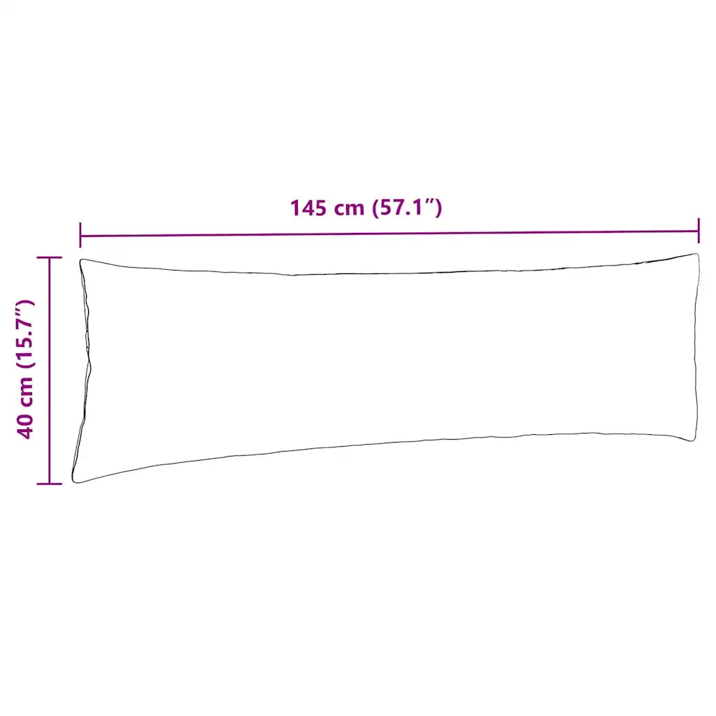 Cuscini da Divano 2 pcs Rosa 145 x 40 cm Tessuto in Cords 42013846