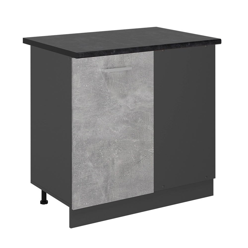 Vicco Mobile ad angolo cucina Calcestruzzo 86 cm , PL Antracite