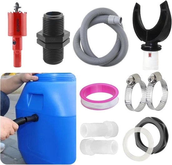 Raccoglitore di acqua piovana - 75 mm - adatto per tetti fino a 80 m²