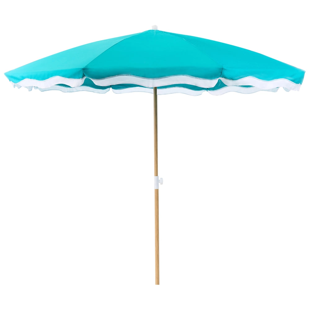 Ombrellone da giardino ⌀ 232 cm turchese esterno Elegante e moderno