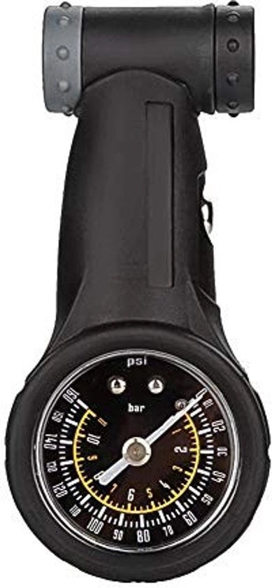 Manometro per pneumatici da bicicletta fino a 160 psi - Misuratore di pressione - Leggero e portatile - Valvole Presta/Schrader - Resistente ai shock - Materiale duraturo - Misuratore della pressione dei pneumatici