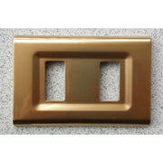 Trade Shop - Placchette Placche In Abs Serie Magic Elite Bticino Compatibili Color Copriprese - Oro Lucido -1 Foro     -